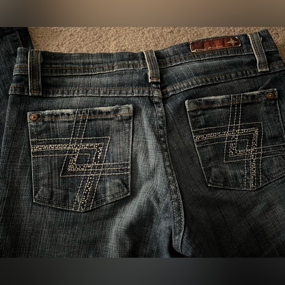 Vintage “Flying Monkey” Blue Denim Jeans- Size: 5 - Picture 3 of 13